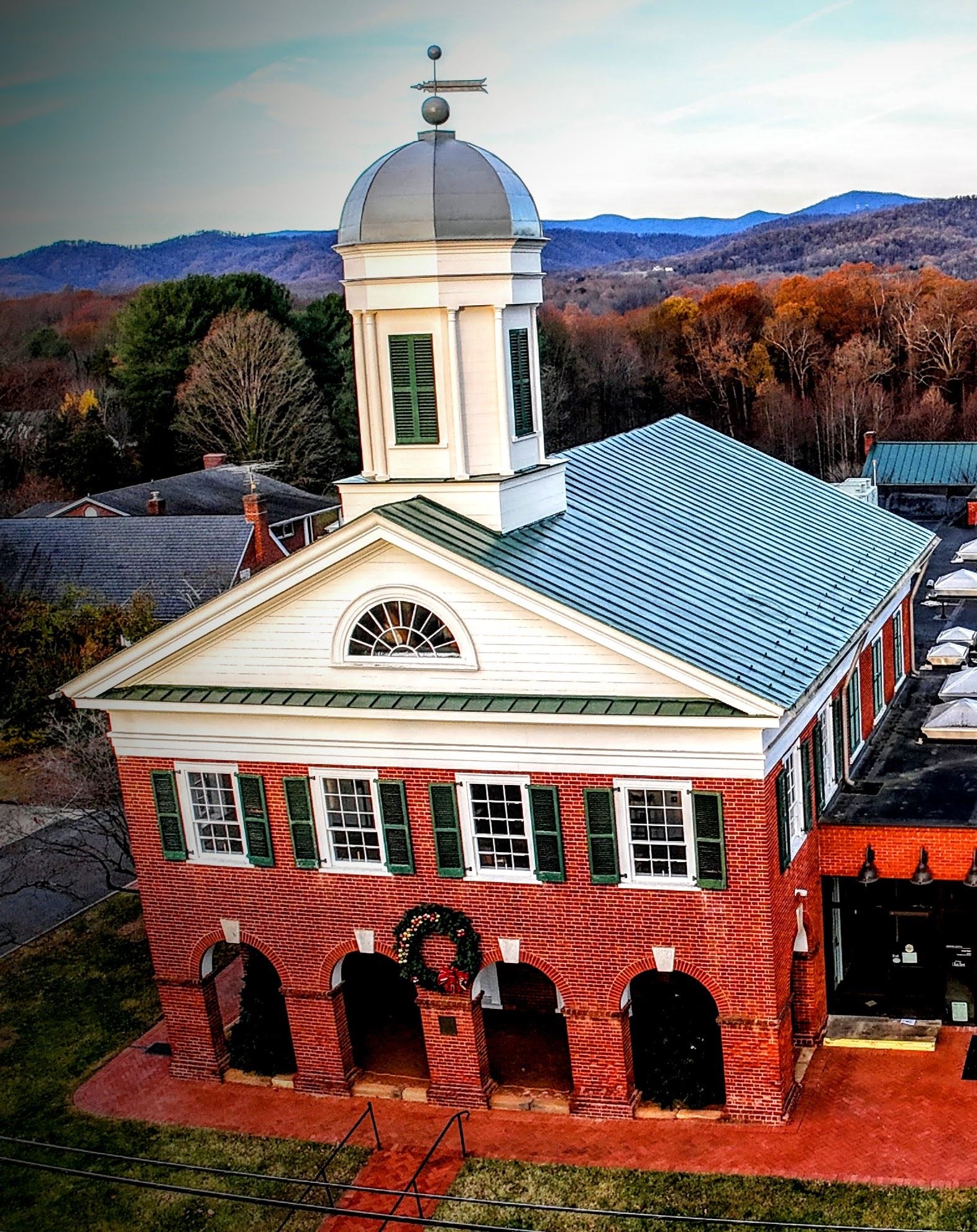 Birds View of Madison County Courthouse 